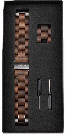 AARNI vaihtoranneke P=C3=A4hkin=C3=A4puu - Aarni miesten rannekellot - 12016 - 1