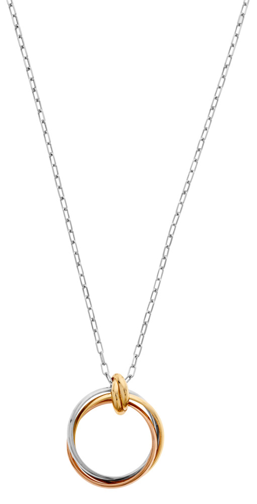 Hopeinen kaulakoru kolmv=C3=A4risell=C3=A4 riipuksella 996 - Super outlet - kaulakorut ja riipukset - 996 - 1