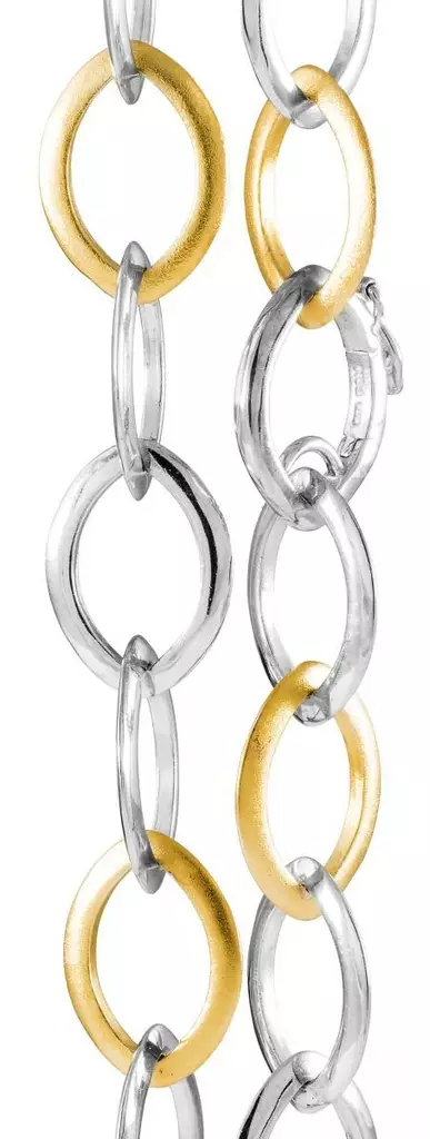 Kaulaketju ovaalilenkeill=C3=A4 918.29.246.6 - Hopeiset kaulakorut - 918.29.246.6 - 1