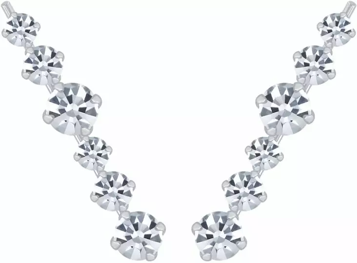 Kiipij=C3=A4 korvakorut Y2856 - Hopeiset korvakorut - Y2856 - 1