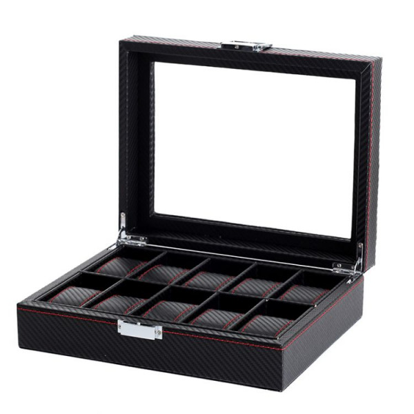 ManBox Kellolaatikko Carbon ZE136 - Kellolaatikot - ZE136 - 1