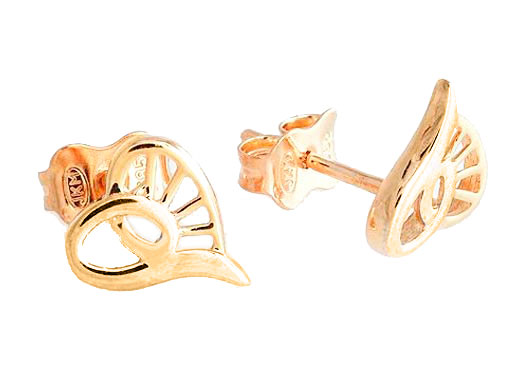 Kultaiset syd=C3=A4nkorvakorut 17-K1576 - Kultaiset korvakorut - 17-K1576 - 1