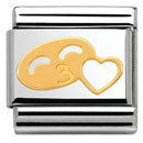 Nomination pala Smile with heart - Composable Classic - 030161-06 - 1