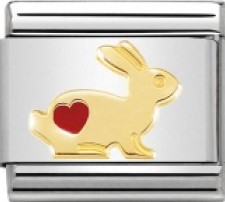 Nomination pala Rabbit with Heart - Composable Classic - 030272-46 - 1