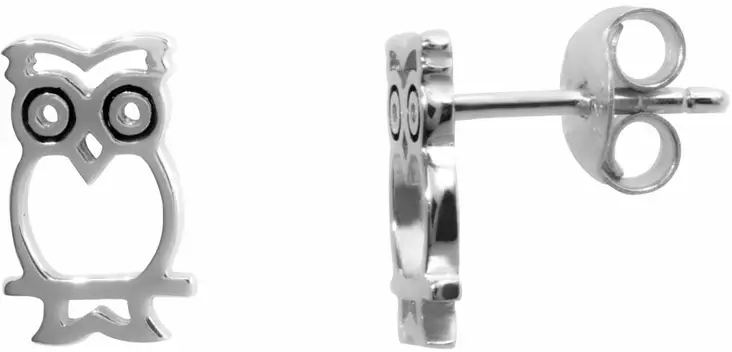 P=C3=B6ll=C3=B6 korvakoru - Hopeiset korvakorut - CKK206 - 1