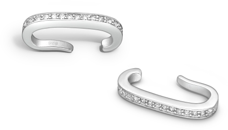 Puriste korvakoru zirkoneilla IN24046 - Super outlet - korvakorut - IN24046 - 1