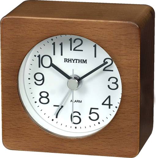 Rhythm Her=C3=A4tyskello Tummanruskea CRE967-NR06 - Herätyskellot - CRE967-NR06 - 1