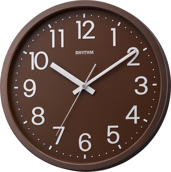 Rhythm Sein=C3=A4kello Ruskea 4KGA06-SR06 - Seinäkellot - 4KGA06-SR06 - 1