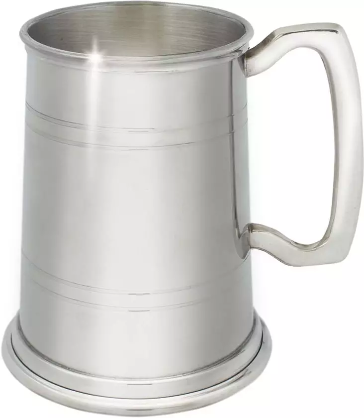 Satiinipintainen tuoppi tinaa 078296 - Muut käyttöesineet - 078296 - 1