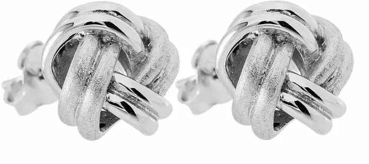 Solmu korvakoru CKK46 - Hopeiset korvakorut - CKK46 - 1