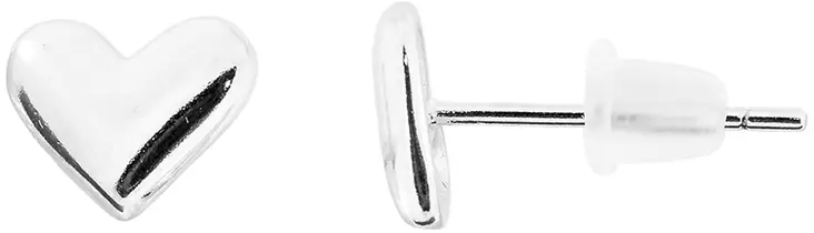 Syd=C3=A4n sile=C3=A4 tappikorvakoru G6 - Hopeiset korvakorut - G6 - 1