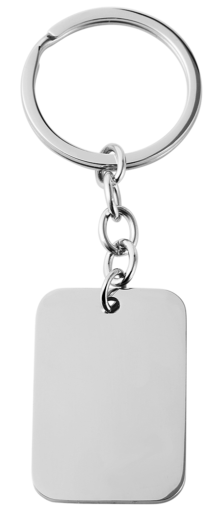 Teräs avaimenperä suorakaide 50-006 - Avaimenperät - 50-006 - 1