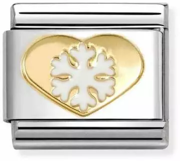 Nomination pala Heart with snowflake 030225-26 - Composable Classic - 030225-26 - 1