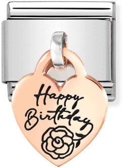 Nomination Heart Happy Bday 431803-06 - Composable Classic - 431803-06 - 1