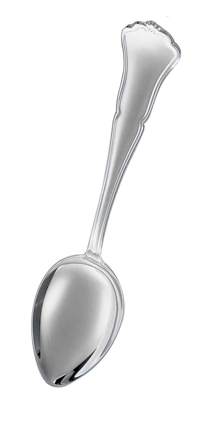 Chippendale kahvilusikka - Chippendale pöytähopeat - 561-205-6 - 1