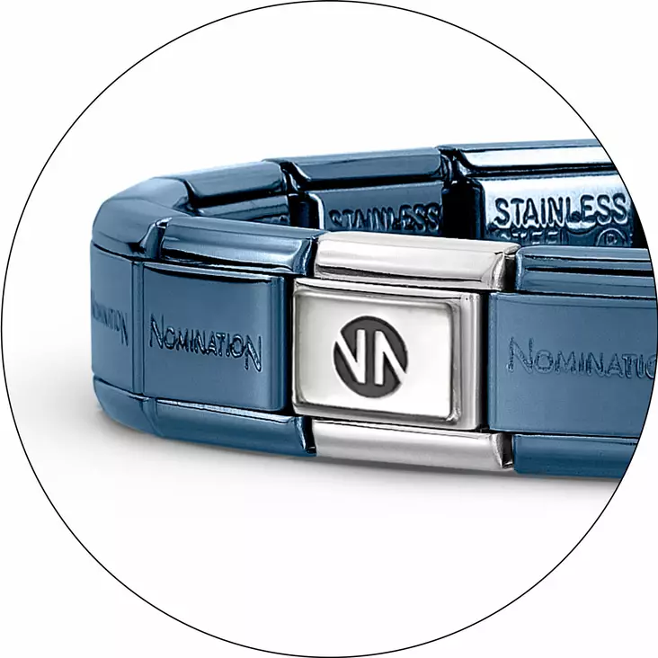 Nomination aloitusranneke, sininen - Nomination combosable classic - 530301SI016 - 1