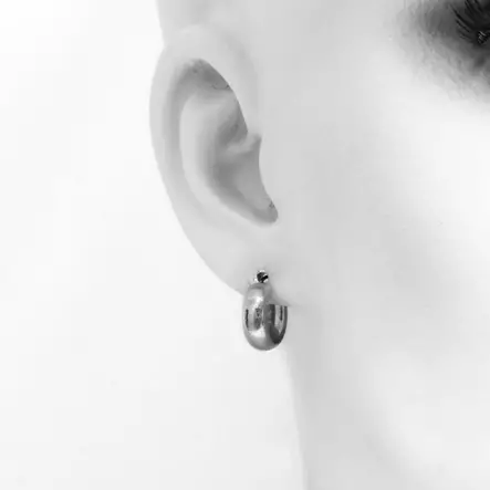 Valkokultaiset rengaskorvakorut 3135187 - Kultaiset korvakorut - 3135187 - 2