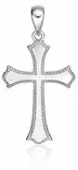 Hopeinen risti Anatoli, kirkas CRR47 - Rippiristi hopea - CRR47 - 3