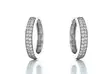Hopeiset korvarenkaat zirkoneilla C10297 - Hopeiset korvakorut - C10297 - 1