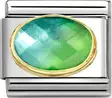 Nomination pala 2-tone stone blue-green - Composable Classic - 030612-037 - 1