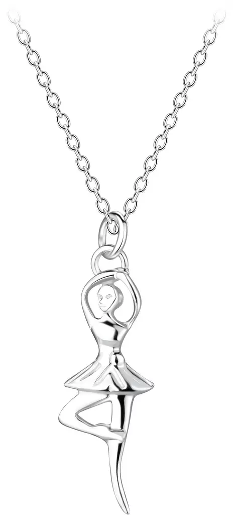 Ballerina riipus 45cm 9x24mm hopeaa - Hopeiset riipukset - Y1367 - 1