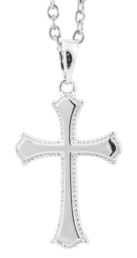 Hopeinen Anatoli risti, kirkas CRR47 - Rippiristi hopea - CRR47 - 1