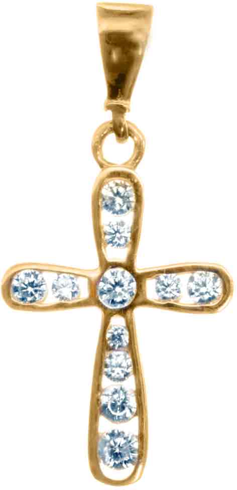 Kultaristi zirkonein 17-R3197 - Rippiristi kulta - 17-R3197 - 1