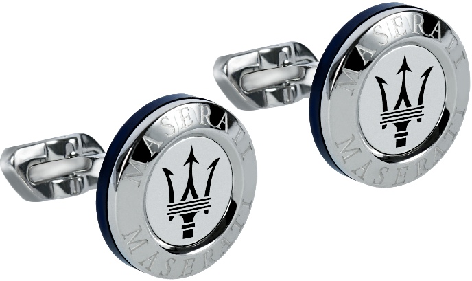 Maserati kalvosinnapit Steel Blue JM416AIL07 - Isänpäivä lahjaideat - JM416AIL07 - 1