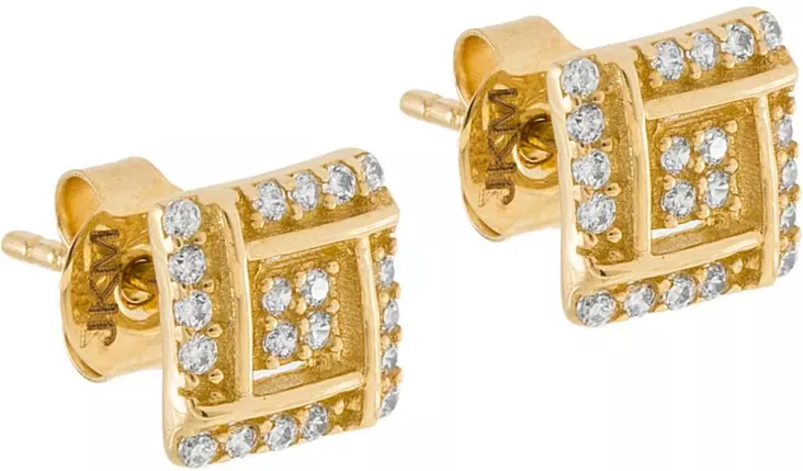 Neli=C3=B6 korvakorut zirkoneilla 17-K1767 - OUTLET korvakorut - 17-K1767 - 1