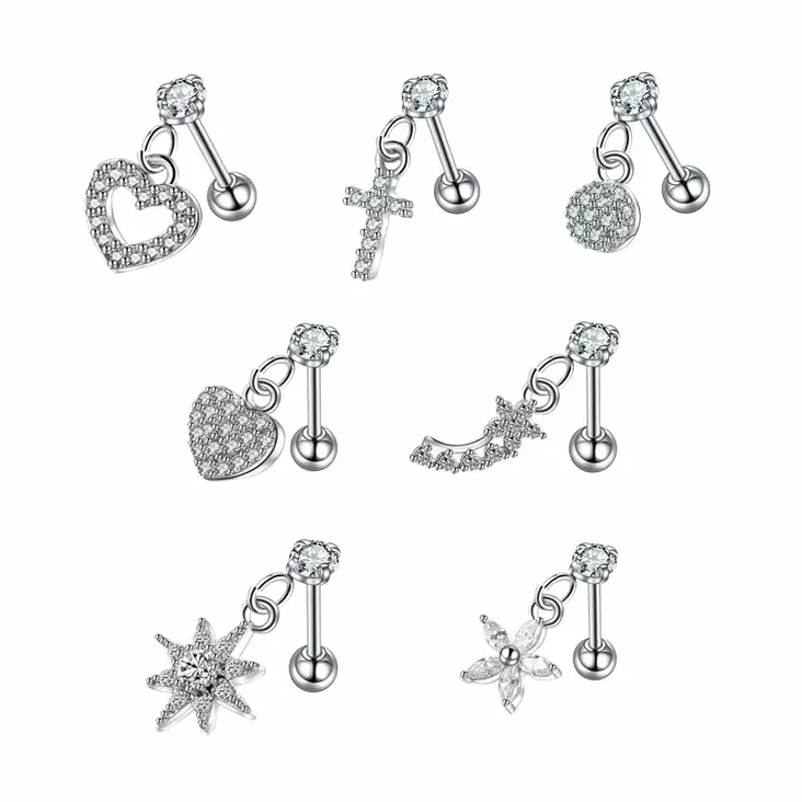 Nen=C3=A4koru Tragus Helalla - Lävistyskorut - ER0427 - 1