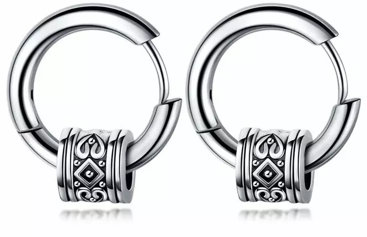 Ter=C3=A4srengaskorvakorut Celtic Round GK007 1 - Teräksiset korvakorut - GK007 - 1