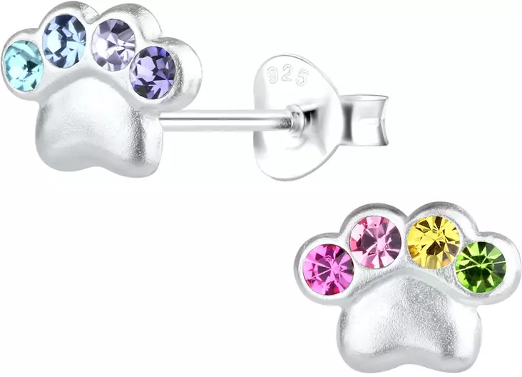 Tassu korvakoru Mult kristalli Y9077 - Lasten korut - Y9077 - 1