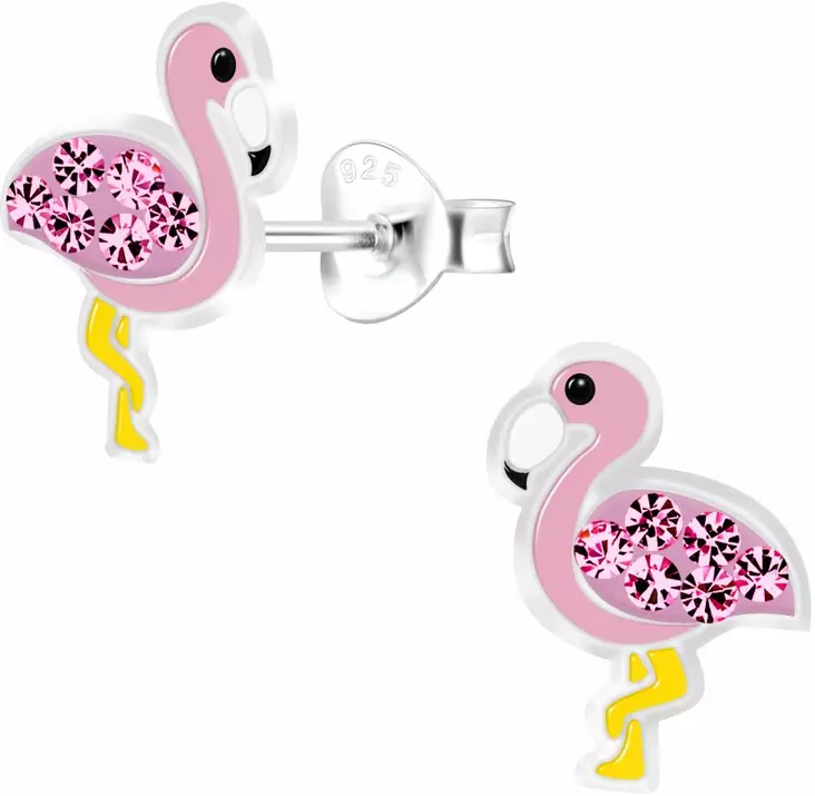 Flamingo korvakoru 7x9mm Y9677 - Lasten korut - Y9677 - 1