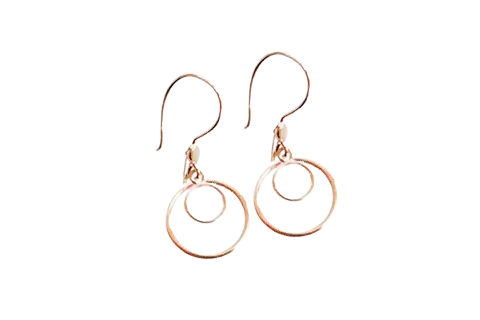 Pyörre korvakoru koullu 10mm - Kultaiset korvakorut - K40147 - 1