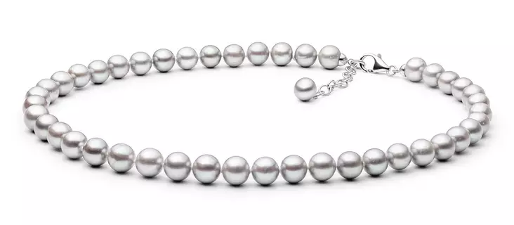 Gaura Pearls helmikaulanauha harmailla helmillä. - Gaura Pearls - FARG1195-47 - 1