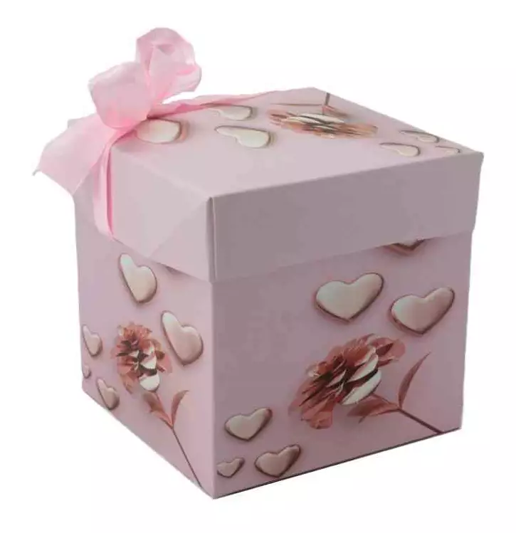 Lahjarasia Sydän 11x11x11cm - Lahjaideat naisille - Z7747 - 1