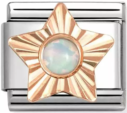 Nomi pala Valkoinen Opaali 430515-07 - Nomination combosable classic - 430515-07 - 1