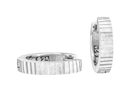 Korvarenkaat H280028 - Hopeiset korvakorut - H280028 - 1