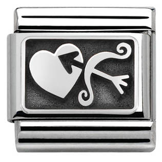 Nomination SilverShine jousi-nuoli-syd=C3=A4n - Nomination combosable classic - 330102-28 - 1