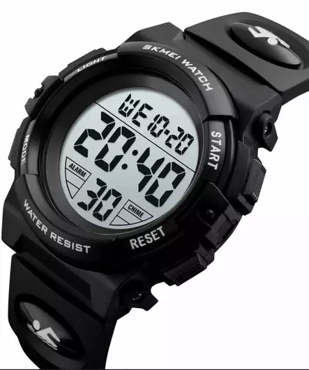 Lasten rannekello Skmei Musta  - Miesten rannekellot - S348 - 2