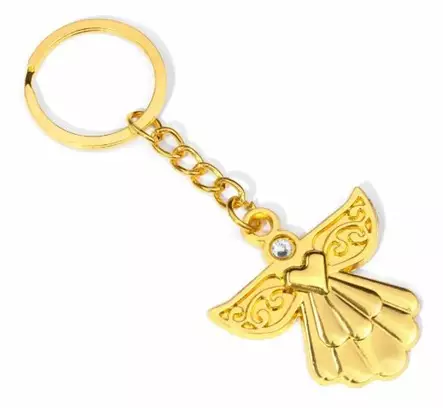 Suojelusenkeli avaimenperä kullattu - Avaimenperät - Z2948 - 1