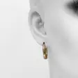 Kultainen korvarengas 3x20mm - Kultaiset korvakorut - K30008 - 2