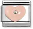 Nomination pala Silvershine pink resin heart 330509-18 - Composable Classic - 330509-18 - 1