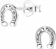 Hevosenkenk=C3=A4 korvakoru 6x7 mm - Hopeiset korvakorut - Y1538 - 1