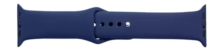 Apple Watch Silikoniranneke Tummansininen 0358-38 - Älykellorannekkeet - 0358-38 - 1