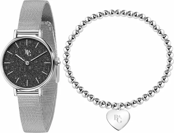 B&G naisten kello- ja korusetti R3853252548 edest=C3=A4 - BeG rannekellot - R3853252548 - 1