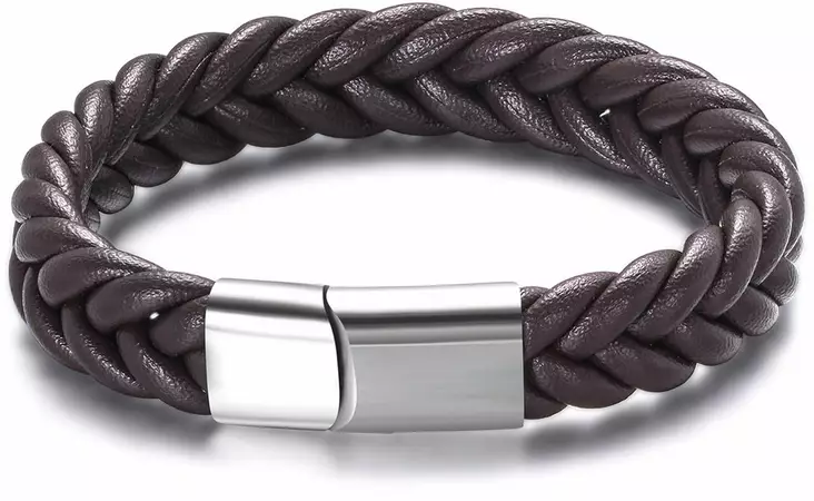 Casey Deep Coffee Nahkaranneke GRK018 1 - Nahkaiset rannekorut - GRK018 - 1