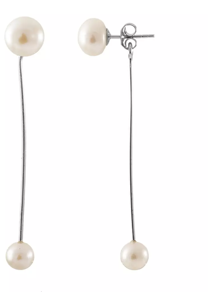 Helmikorvakorut 2- osainen CKK68 - Hopeiset korvakorut - CKK68 - 1