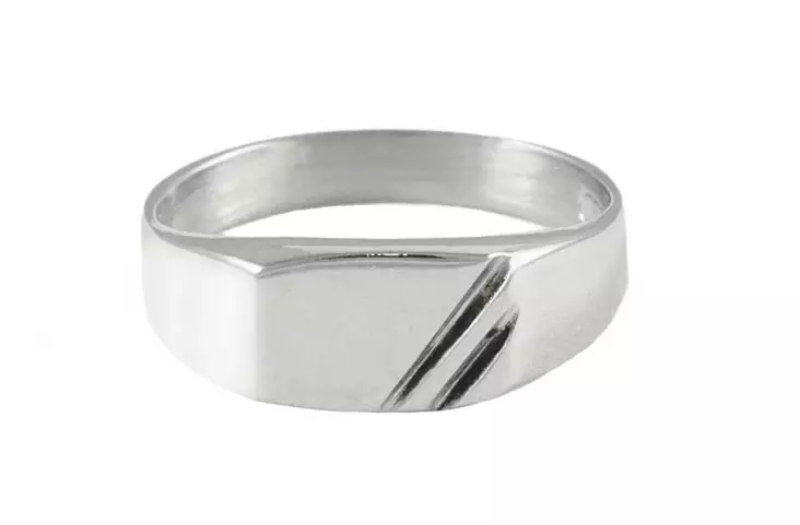 Hopeinen lasten kantasormus C10908 - Kastesormukset - C10908 - 1