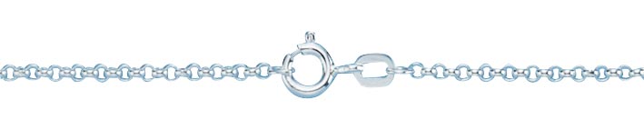 Hopeinen papuketju p001.2020.1.38.0 - Hopeiset kaulakorut - 2020-38 - 1